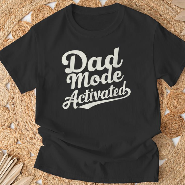 Dad Life Dad Mode Activated Quote Father's Day Dad Bod T-Shirt Gifts for Old Men