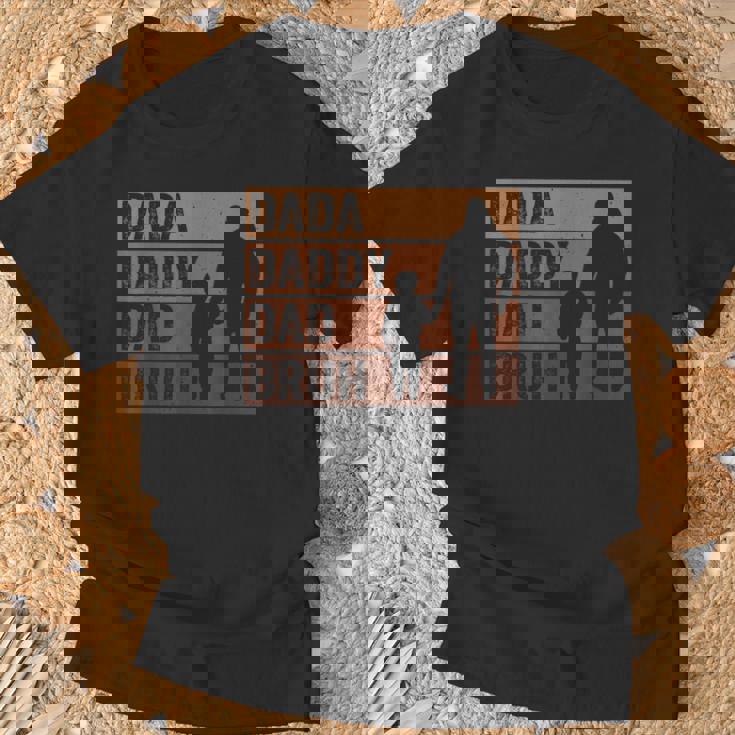 Dada Daddy Dad Bruh Fathers Day Junenth Melanin African T-Shirt Gifts for Old Men