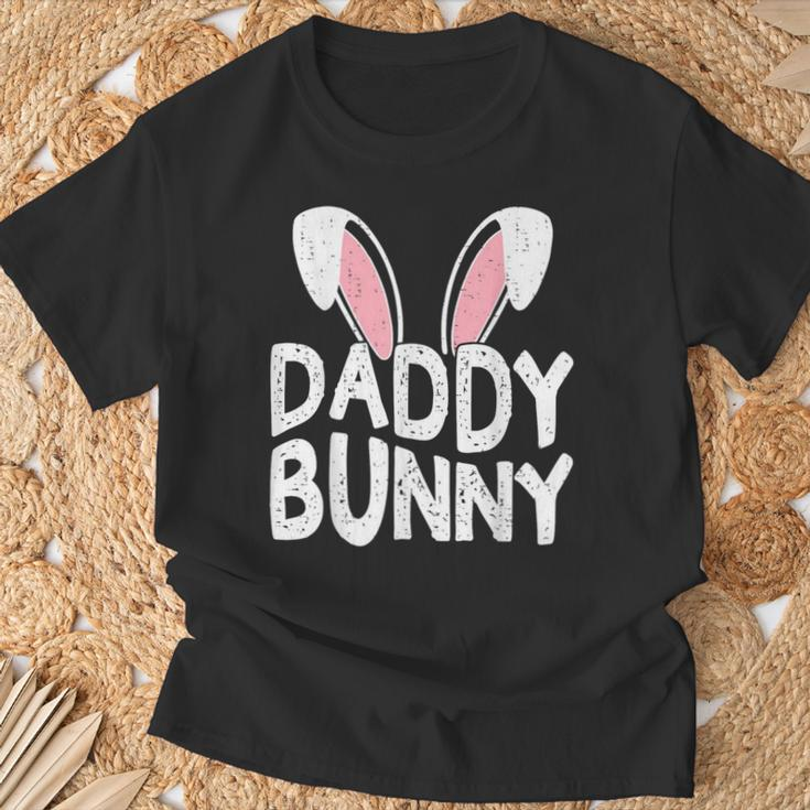 Daddy Bunny Ears Easter Family Matching Dad Fathers Day Papa T-Shirt Gifts for Old Men