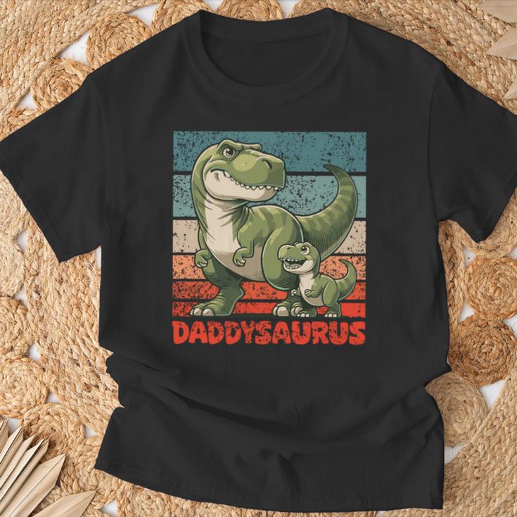 Daddysaurusatertag Bester Daddy T-Rex Papa T-Shirt Geschenke für alte Männer