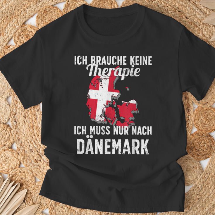 Danish Flag I Denmark Holiday I Denmark T-Shirt Geschenke für alte Männer