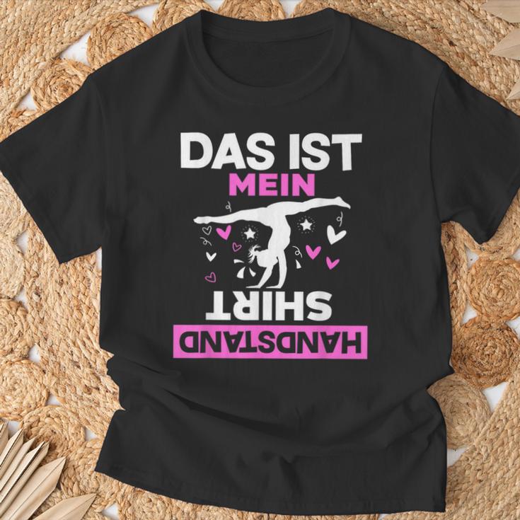 Das Ist Mein Handstand Gymnast T-Shirt Geschenke für alte Männer