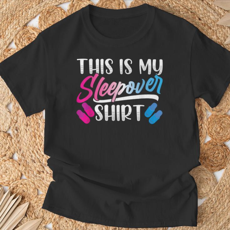 Das Ist Mein Sleepover Übernachtung Übernachten Cute T-Shirt Geschenke für alte Männer
