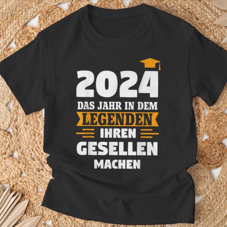 Das Jahr In Dem Leggenden Gesellen Gesellenprüfung T-Shirt Geschenke für alte Männer