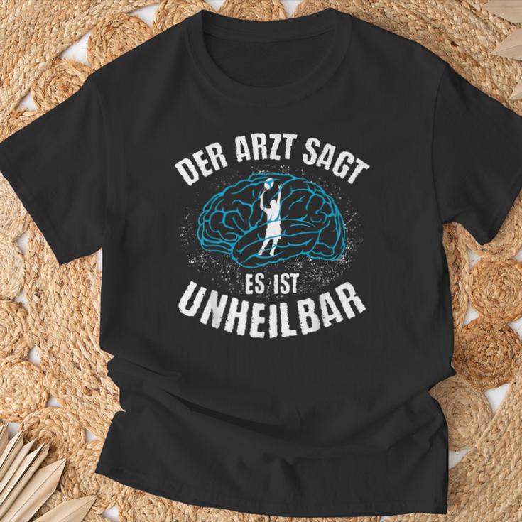 Der Arzt Sagt Es Ist Unheilbar Tennis T-Shirt Geschenke für alte Männer