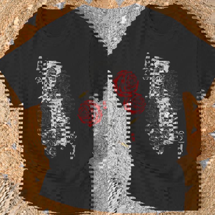 Poker Vintage As De Pique King & Queen Edition T-Shirt Cadeaux pour les vieillards