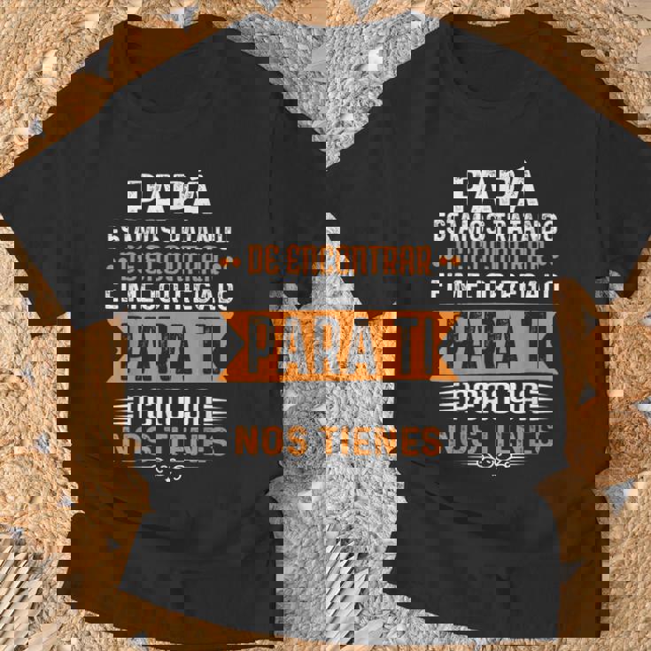 Día Del Padre E Hijo E Hija Para Mejor Padre Papá Camiseta unisex Regalos para ancianos