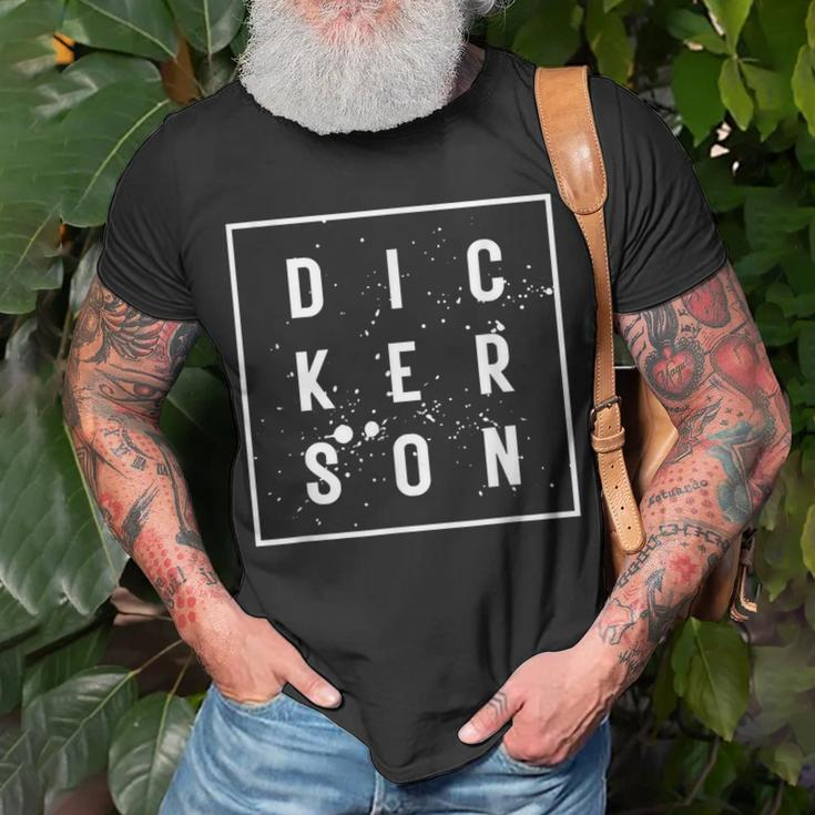 Dickerson Last Name Dickerson Wedding Day Family Reunion T-Shirt Gifts for Old Men