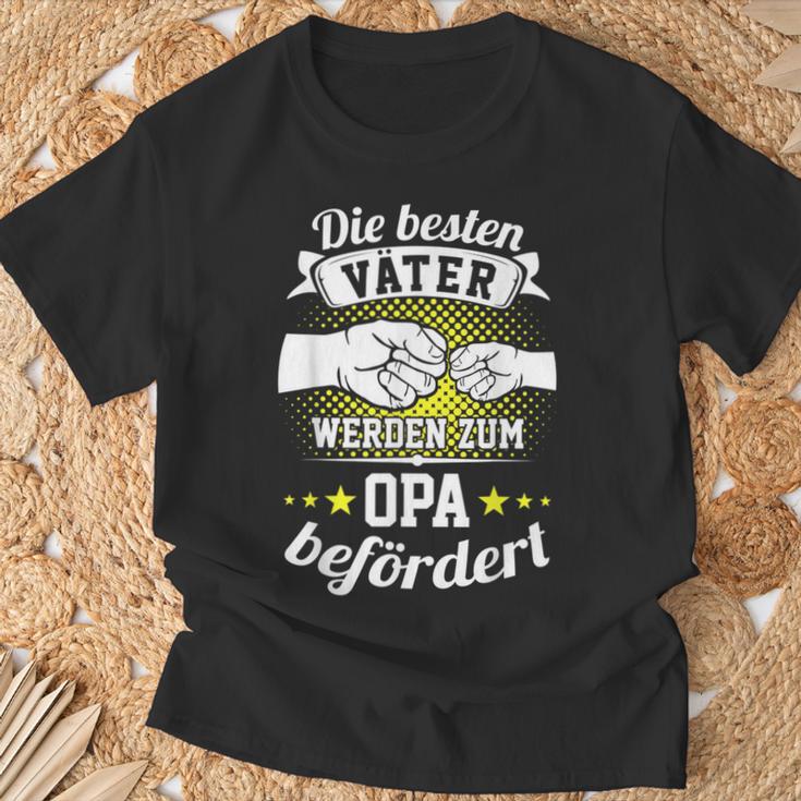 Die Besteater Werden Zum Opa Befördert Papa The Best S T-Shirt Geschenke für alte Männer