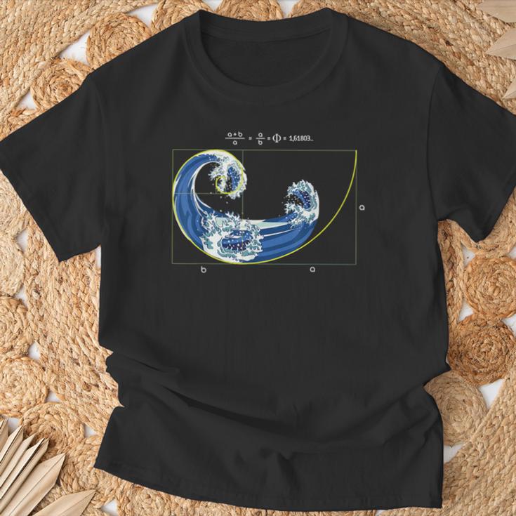 Die Große Fibonacci-Welle S T-Shirt Geschenke für alte Männer