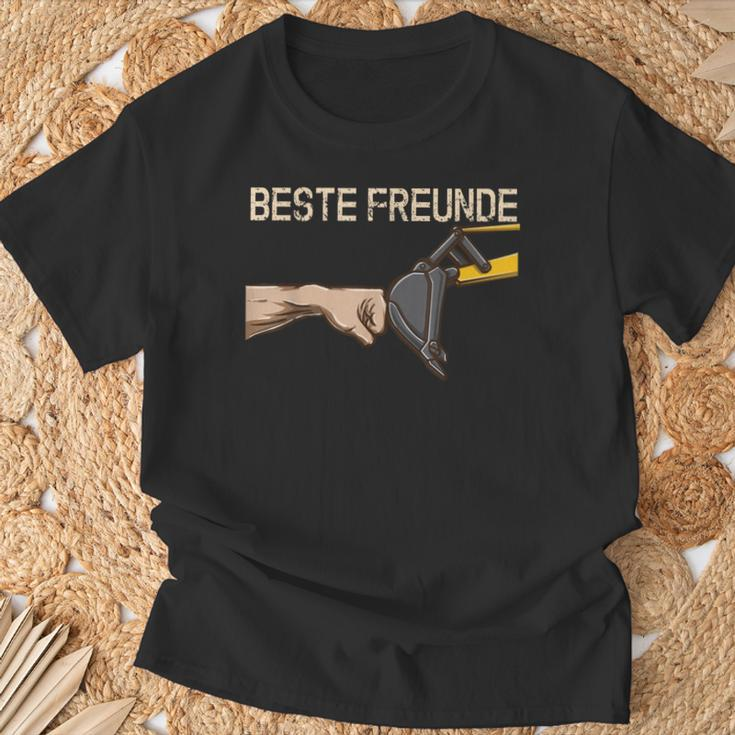 Digger Driver Digger Digger Digger Shovel Fist Best Friends T-Shirt Geschenke für alte Männer