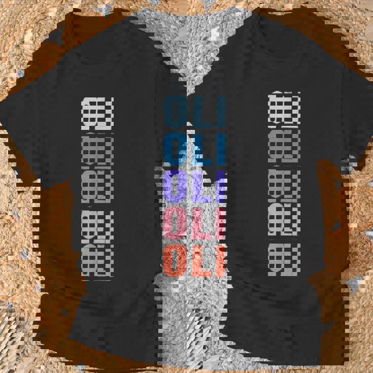 Divertido Regalo Nombre Oli Personalizado Primer Nombre Camiseta unisex Regalos para ancianos