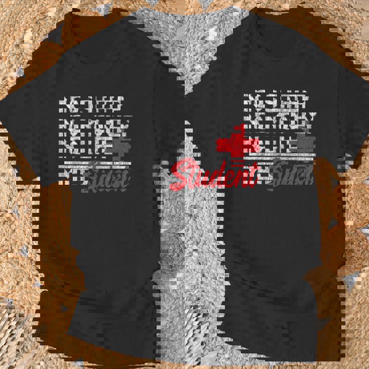 Divertido Sin Dinero Sinida Med Estudiante Doctor Camiseta unisex Regalos para ancianos