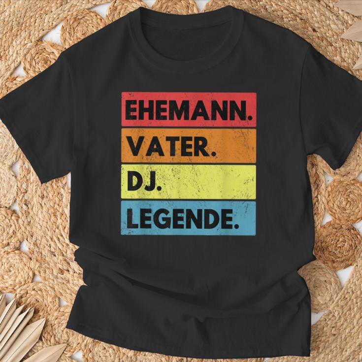 Dj Husband Father Legend T-Shirt Geschenke für alte Männer