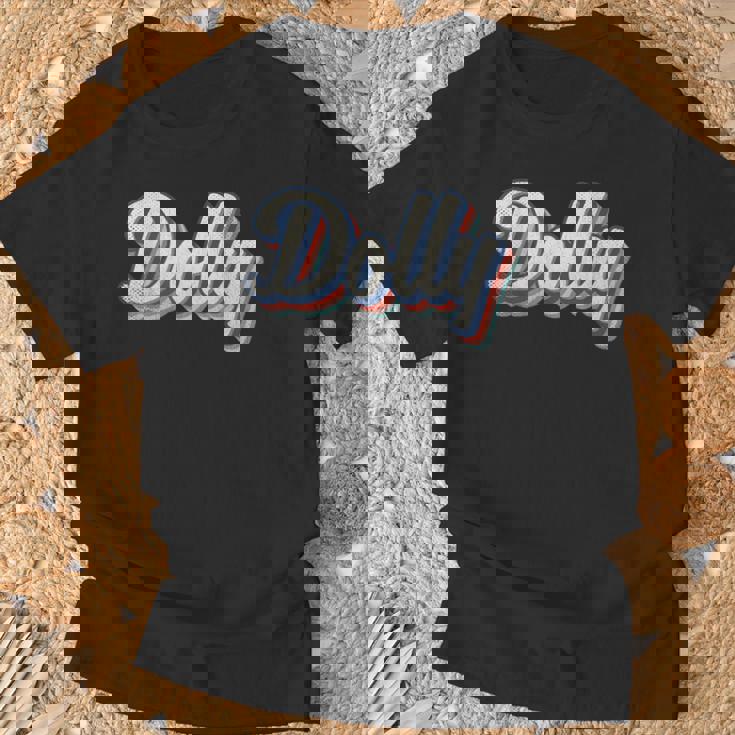 Dolly Retro Outfit Western Dolly T-Shirt Gifts for Old Men