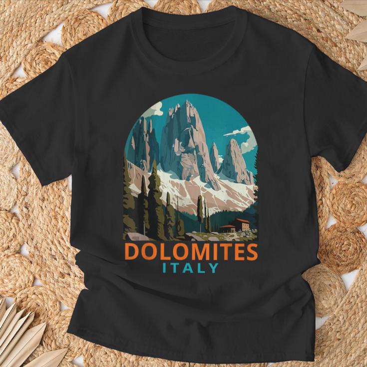 Dolomites Travel Exploration Souvenir Dolomites Italy T-Shirt Geschenke für alte Männer