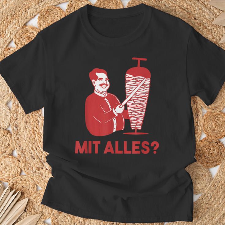 Doner Kebab Mit Alles Dad Joke T-Shirt Geschenke für alte Männer