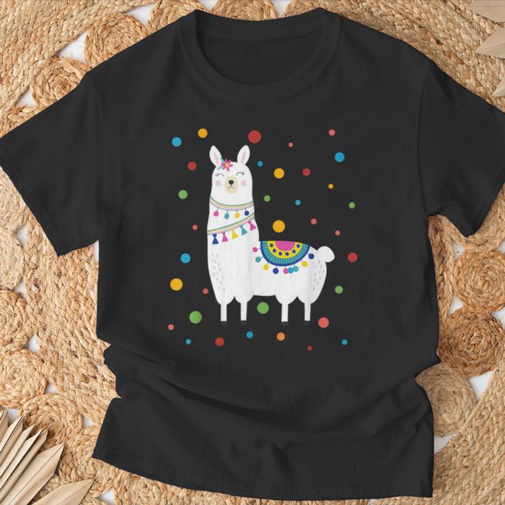 Dot Day Polka Dots Lama Kinder Jungen Mädchen Jugendliche T-Shirt Geschenke für alte Männer