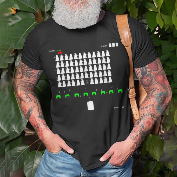 Dr Invader Who T-Shirt Gifts for Old Men