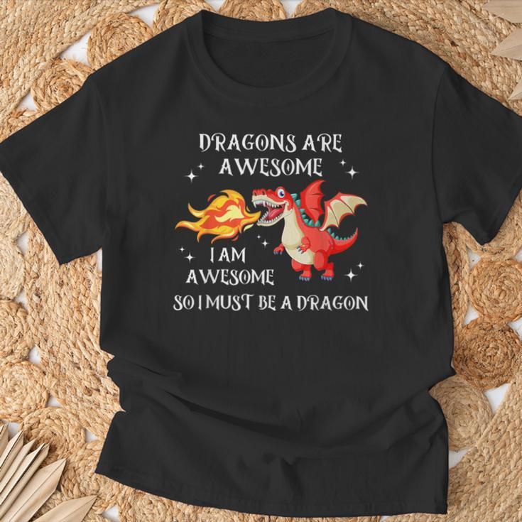 Drachen Sind Großartig Ich Bin Ein Drache-Geschenke Für T-Shirt Geschenke für alte Männer