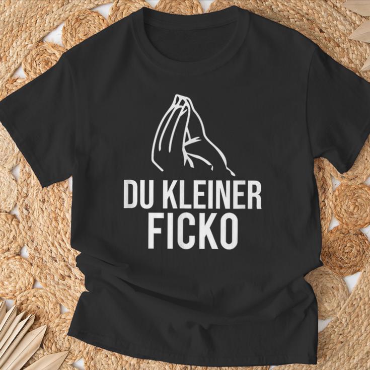 Du Kleine Ficko Italy Gesture T-Shirt Geschenke für alte Männer