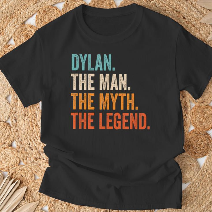 Dylan The Man The Myth The Legend First Name Dylan T-Shirt Gifts for Old Men