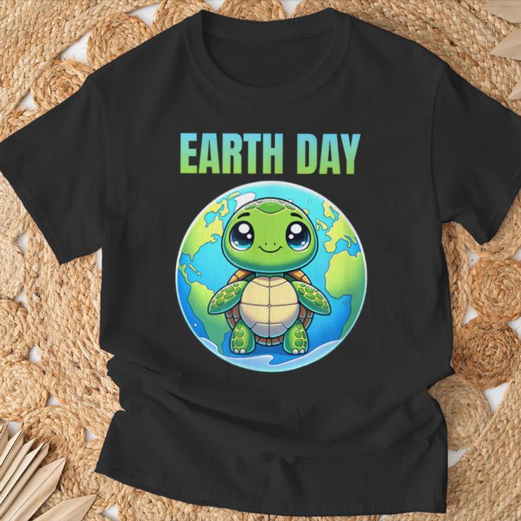 Earth Day Restore Earth Turtle 2024 T-Shirt Gifts for Old Men