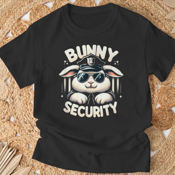 Easter Bunny Security Guard Cute & Egg Hunt T-Shirt Gifts for Old Men