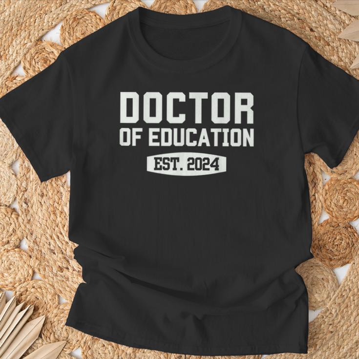Edd Doctor Of Education Est 2024 Graduation Class Of 2024 T-Shirt Gifts for Old Men