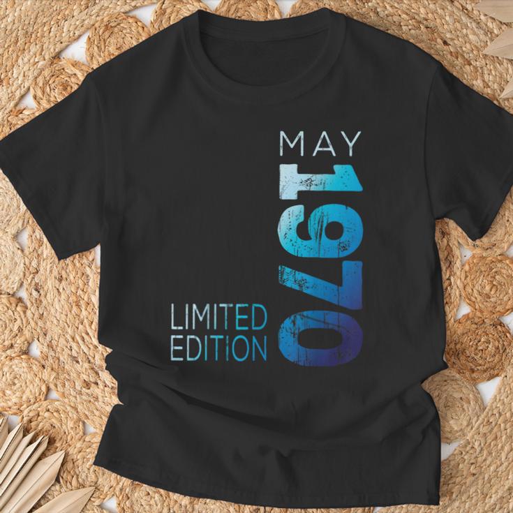 Edición Limitada Mayo 1970 Retro 1970Intage Año 1970 Camiseta unisex Regalos para ancianos