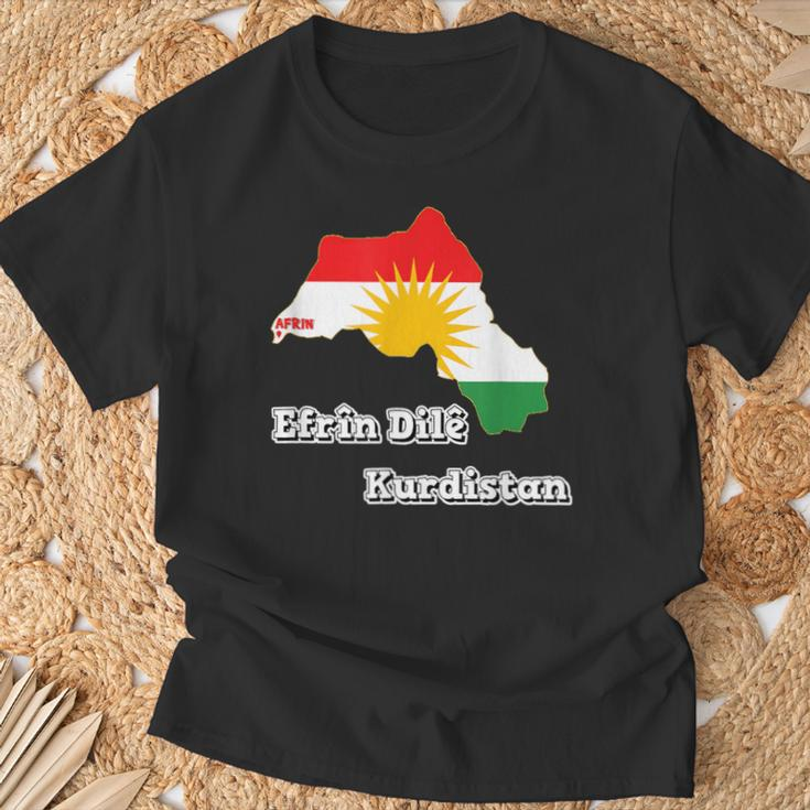 Efrin Dile Kurdistane T-Shirt Geschenke für alte Männer