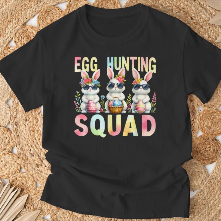 Egg Hunting Squad Easter Day Bunny Egg Hunt Happy Easter T-Shirt Gifts for Old Men