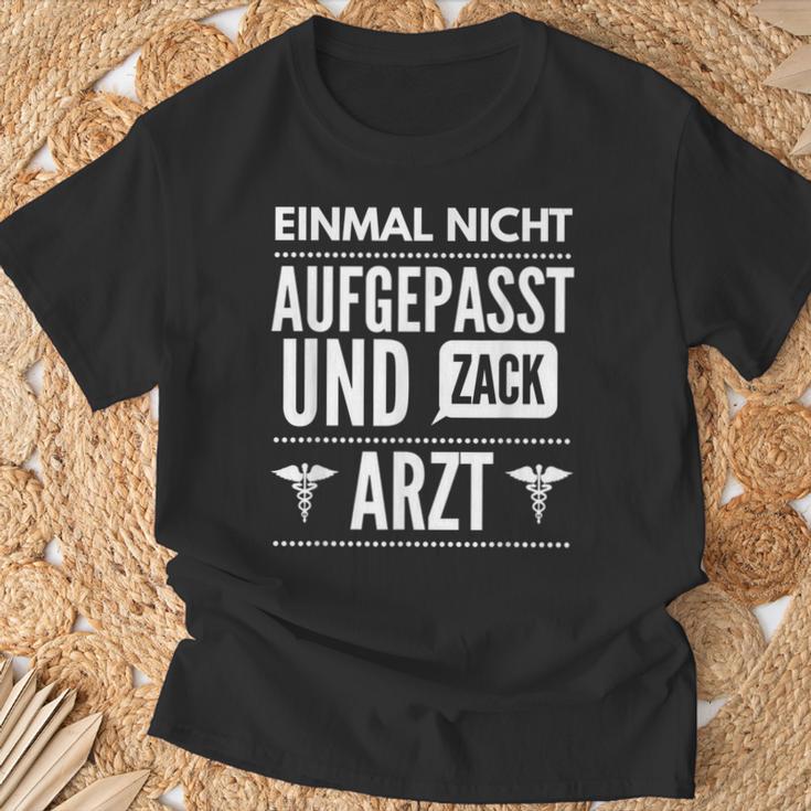 Einmal Nicht Sicht Und Zack Doctor Medicine Exams T-Shirt Geschenke für alte Männer