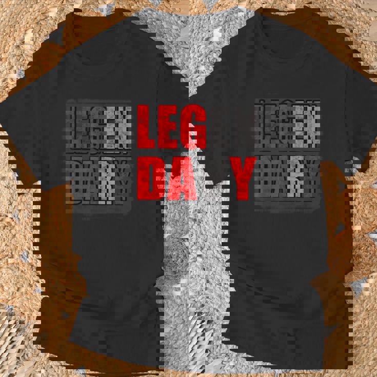 El Entrenamiento Del Culturismo Leg Day Gym Camiseta unisex Regalos para ancianos