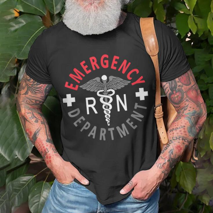 Emergency Department Emergency Room Nursing Registered Nurse T-Shirt Gifts for Old Men