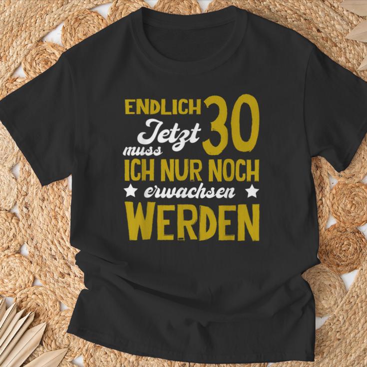 Endlich 30 Jetzt Muss Erwachen German Langu T-Shirt Geschenke für alte Männer