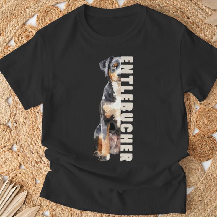 Entlebucher Sennenhund Hund Herrchen Frauchen Hunde T-Shirt Geschenke für alte Männer