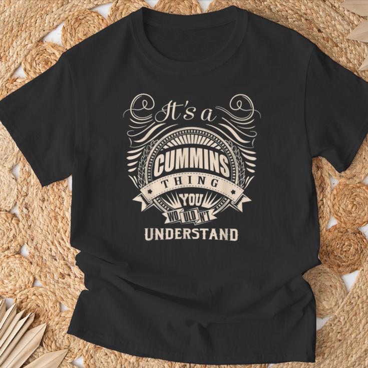 Es Ist Eine Cummins-Sache Die Du Nicht Understand S T-Shirt Geschenke für alte Männer