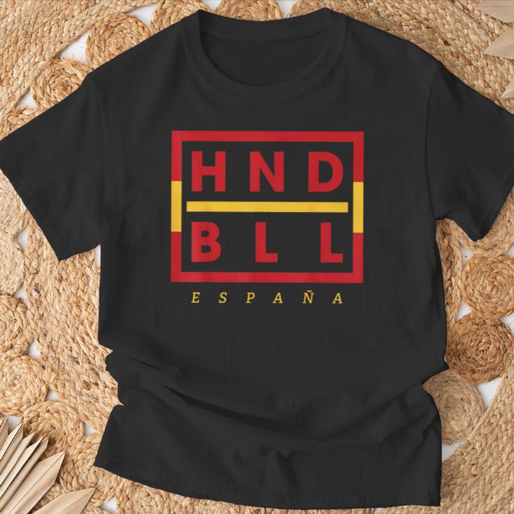 Espana Fan Hndbll Handballer T-Shirt Geschenke für alte Männer