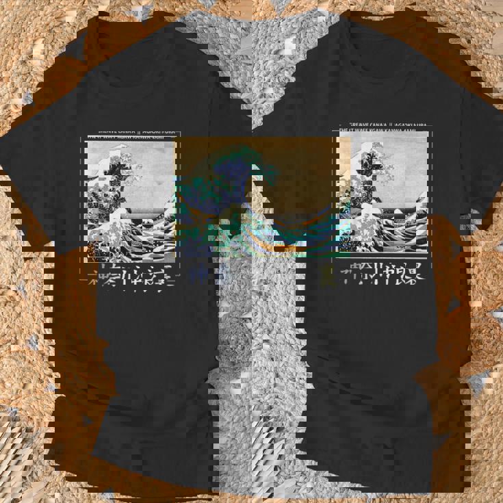 Estilo Estético De La Gran Ola De Kanagawa Camiseta unisex Regalos para ancianos