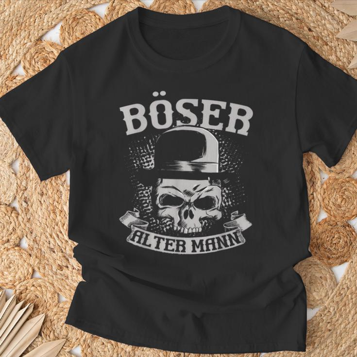 Evil Alter Man Rocker Biker Viking T-Shirt Geschenke für alte Männer
