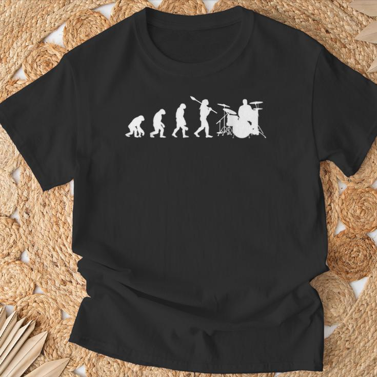 Evolution Drum Kit For Drummer T-Shirt Geschenke für alte Männer