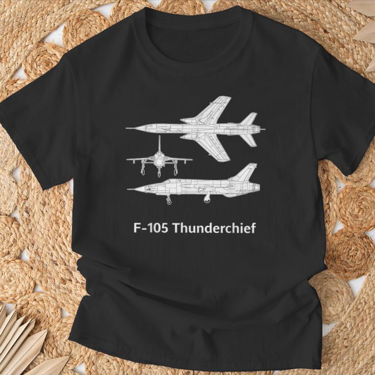 F 105 Thunderchief F105d Thunderchief F 105 Thud F105 Jet T-Shirt Gifts for Old Men