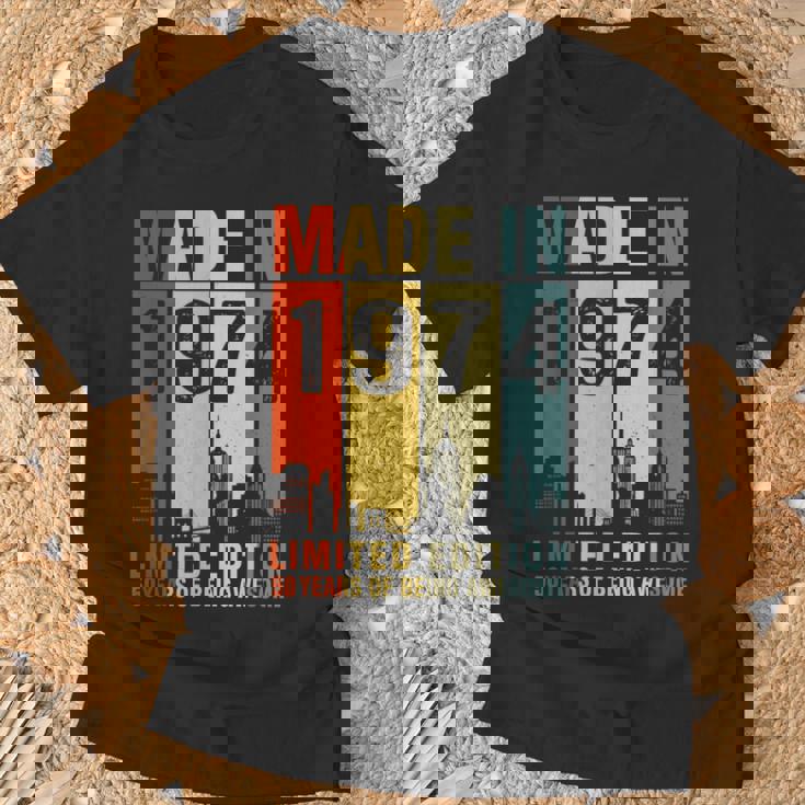 Fabricado En 1974 Edición Limitada 50 Años De Ser Impresionante Camiseta unisex Regalos para ancianos