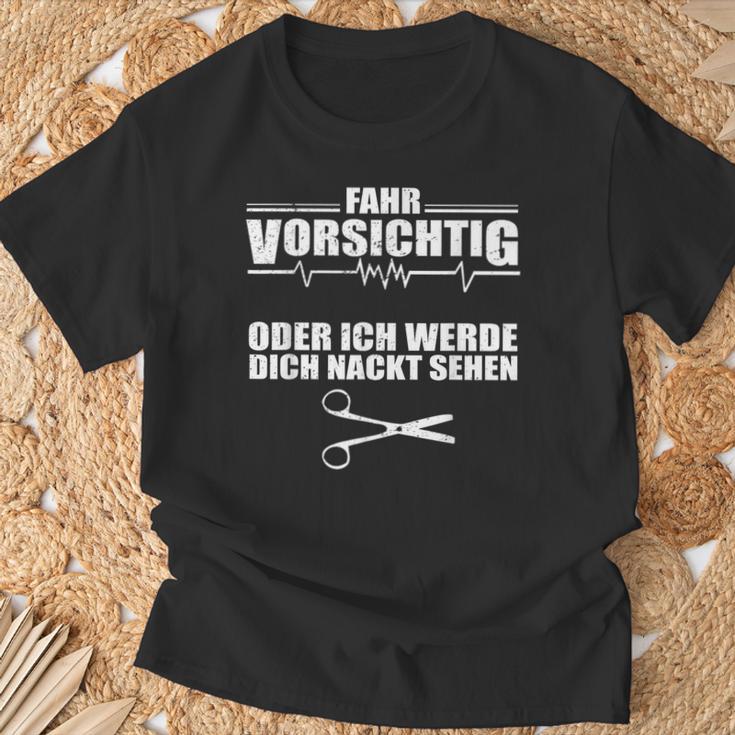 Fahr Vorsichtig oder Ich Sehe Dich Nackt, Paramedic T-Shirt Geschenke für alte Männer