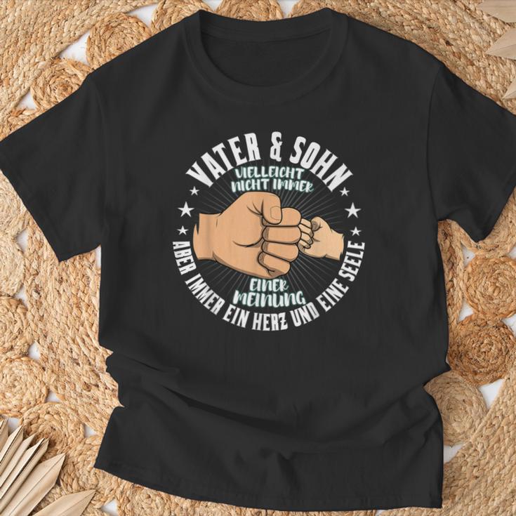 Father & Son Nicht Immer Einer Meinung Father's Day T-Shirt Geschenke für alte Männer