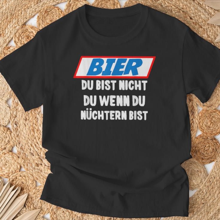 Father's Day Outfit Bier Du Bist Nicht Du Wenn Du Nüchtern Bist T-Shirt Geschenke für alte Männer