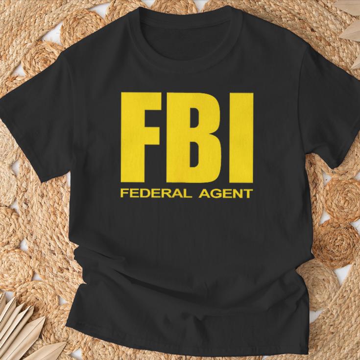 Fbi Federal Bureau Of Investigation Chest Logo Agent T-Shirt Geschenke für alte Männer