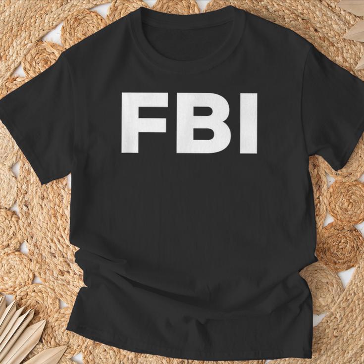 Fbi Logo Federal Bureau Of Investigation T-Shirt Geschenke für alte Männer