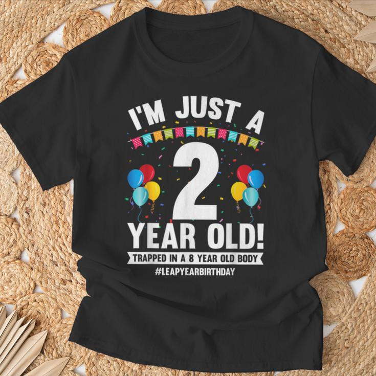 Feb 29Th Birthday Leap Year 8Th Birthday 8 Years Old T-Shirt Gifts for Old Men